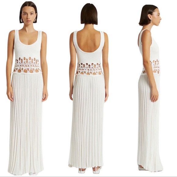 Christopher Esber Dresses & Skirts - Christopher Esber Crochet-Detailing Knitted
Maxi Dress NWT